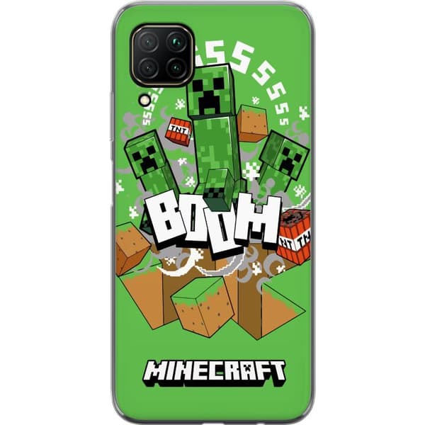 Huawei P40 lite Gjennomsiktig deksel Minecraft Boom