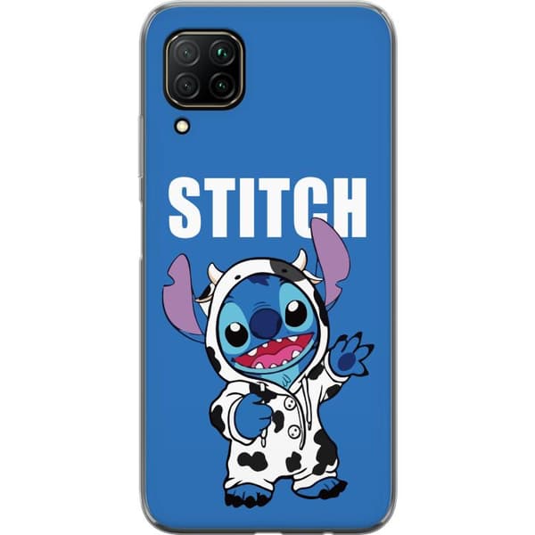 Huawei P40 lite Genomskinligt Skal Stitch