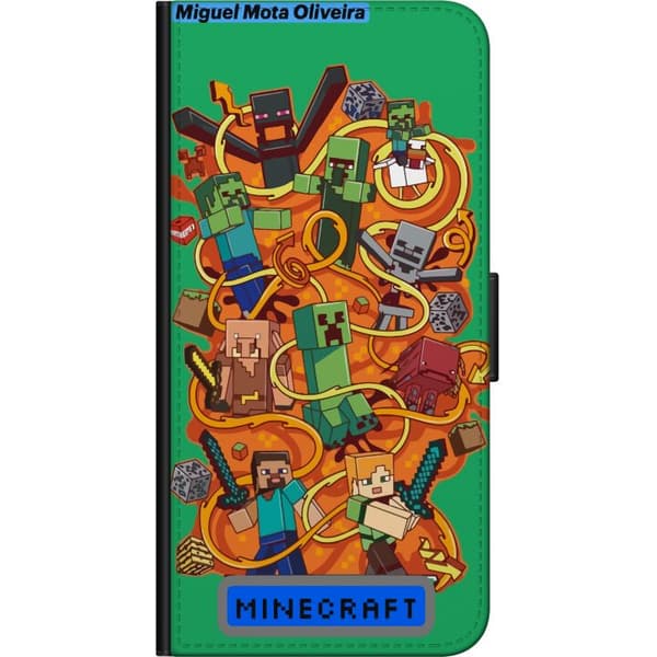 Huawei P40 lite E Tegnebogsetui Minecraft