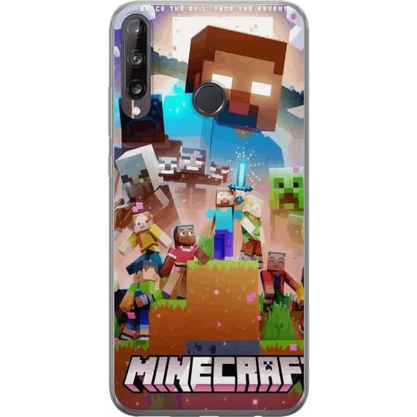 Huawei P40 lite E Gennemsigtig cover Minecraft