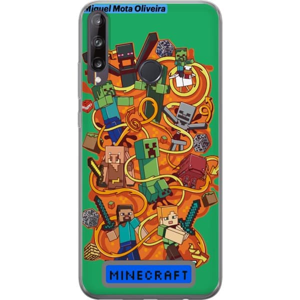Huawei P40 lite E Gennemsigtig cover Minecraft