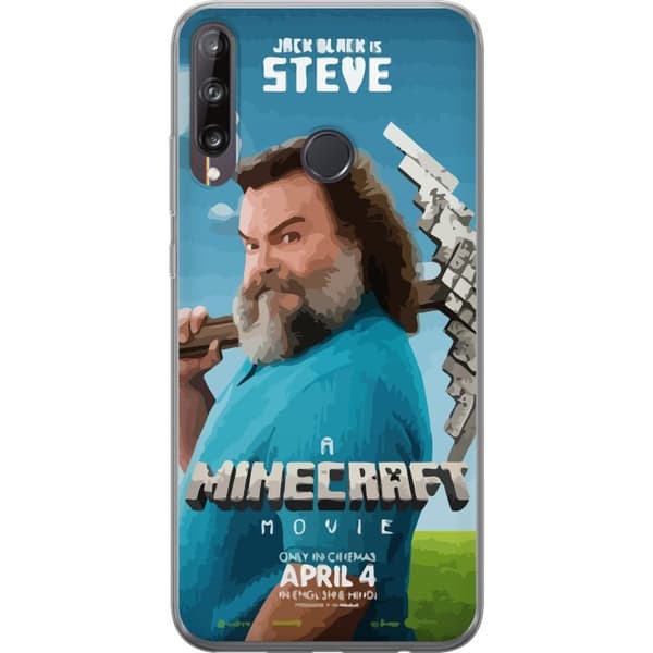 Huawei P40 lite E Gennemsigtig cover En Minecraft-film