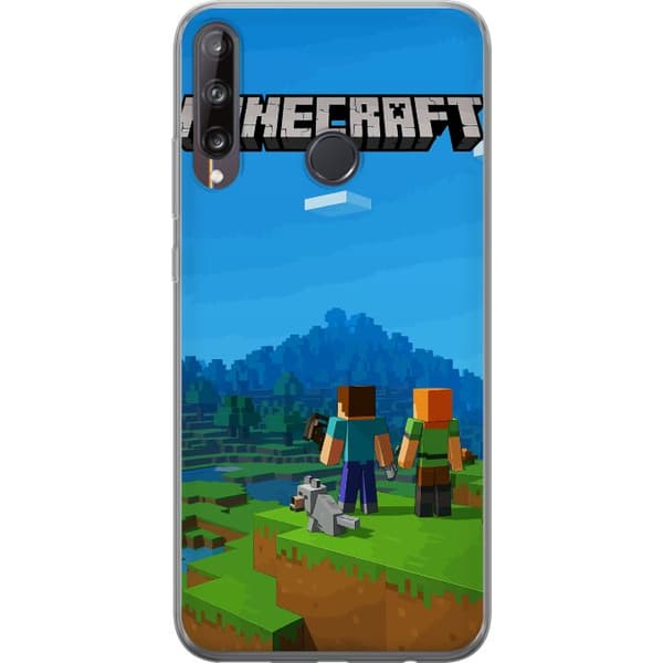 Huawei P40 lite E Gennemsigtig cover Minecraft Key Art