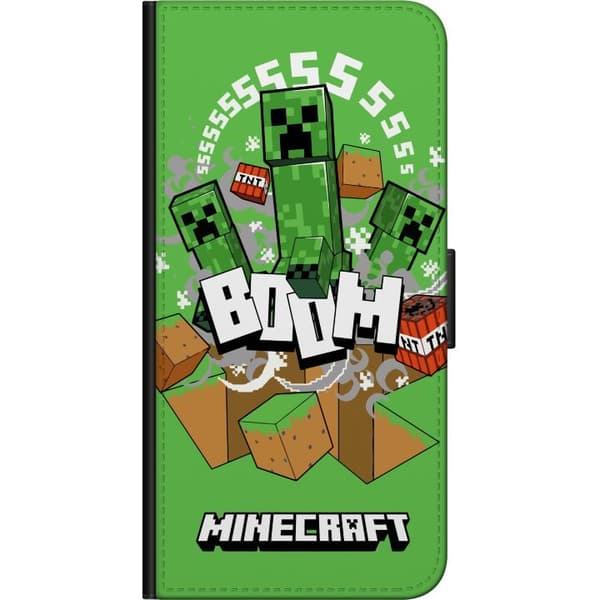 Huawei P40 Pro Lompakkokotelo Minecraft Boom