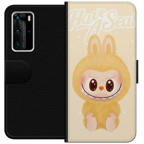 Huawei P40 Pro Tegnebogsetui Pop mart labubu