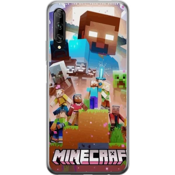 Huawei P smart Pro 2019 Genomskinligt Skal Minecraft