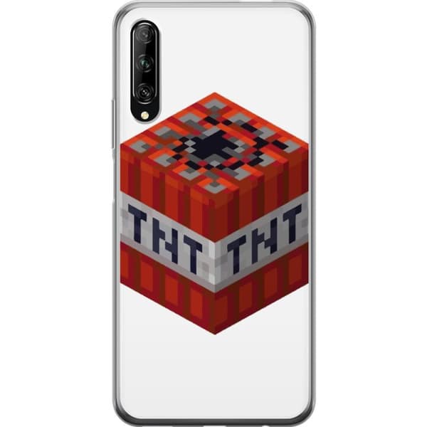 Huawei P smart Pro 2019 Läpinäkyvä kuori Minecraft TNT