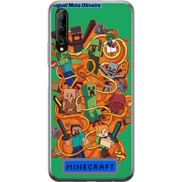 Huawei P smart Pro 2019 Genomskinligt Skal Minecraft