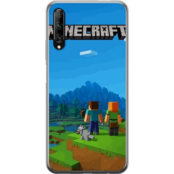 Huawei P smart Pro 2019 Genomskinligt Skal Minecraft Key Art