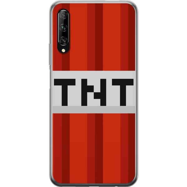 Huawei P smart Pro 2019 Genomskinligt Skal Minecraft TNT