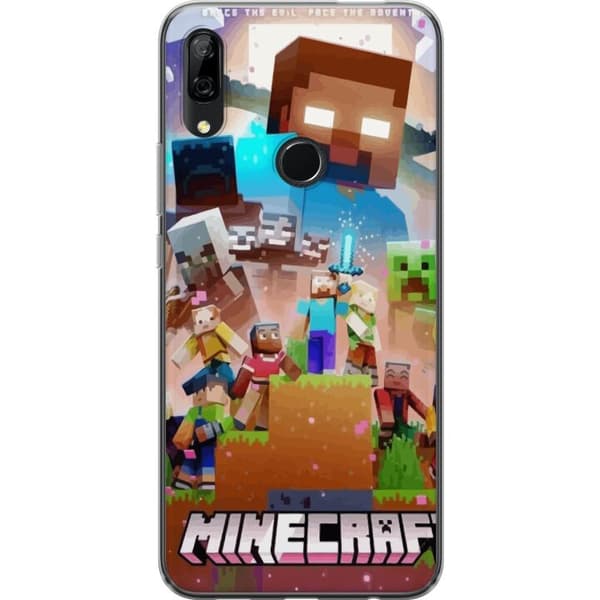 Huawei P Smart Z Gjennomsiktig deksel Minecraft