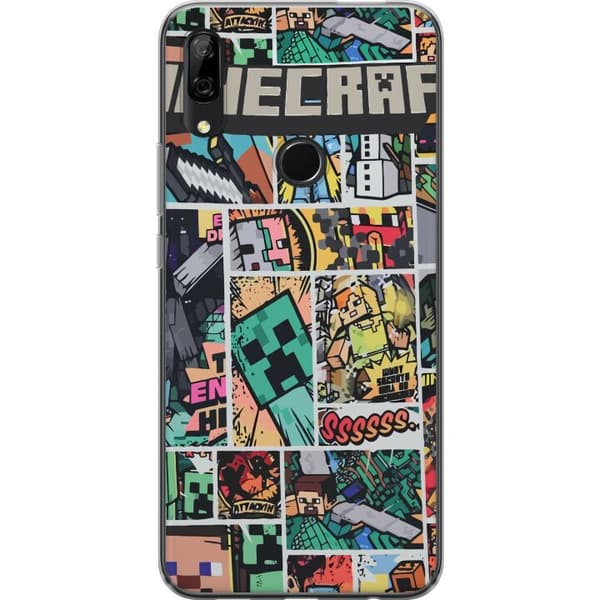 Huawei P Smart Z Gjennomsiktig deksel Minecraft Kunsthåndverk
