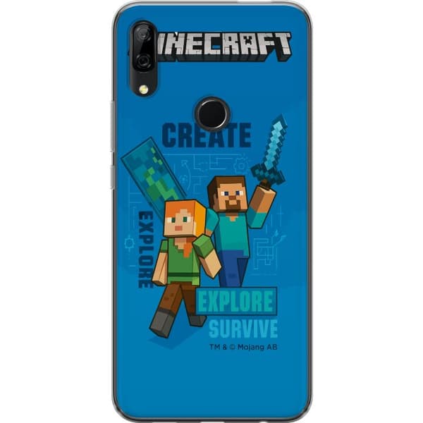 Huawei P Smart Z Genomskinligt Skal Minecraft Caves
