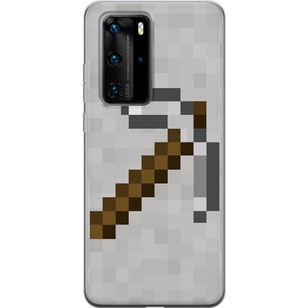 Huawei P40 Pro Gennemsigtig cover Minecraft Værktøjer