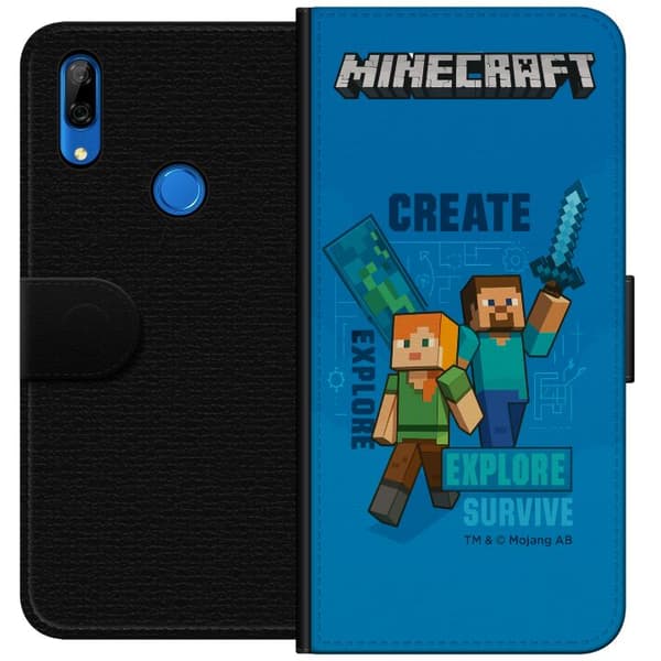 Huawei P Smart Z Lommeboketui Minecraft Grotter