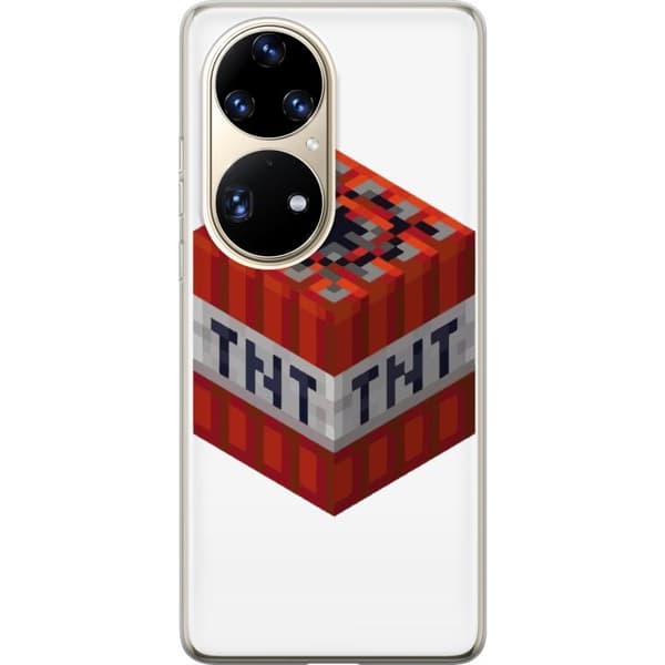 Huawei P50 Pro Genomskinligt Skal Minecraft TNT