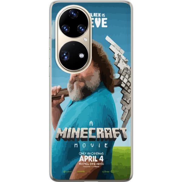 Huawei P50 Pro Läpinäkyvä kuori Minecraft-elokuva