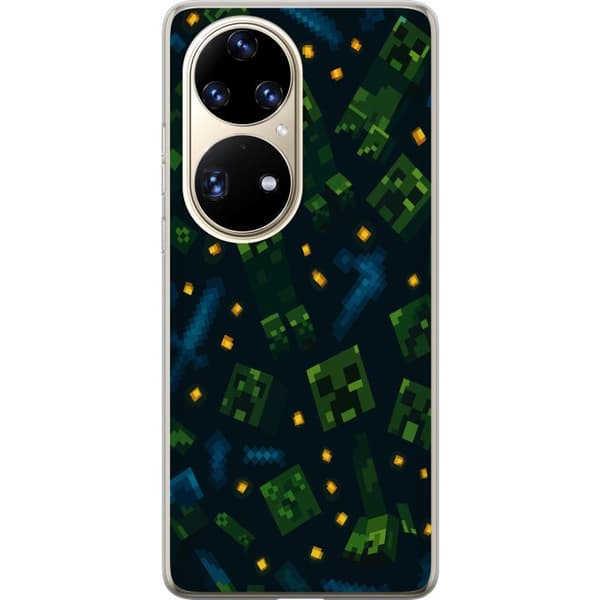 Huawei P50 Pro Läpinäkyvä kuori Minecraft Dungeons Mob