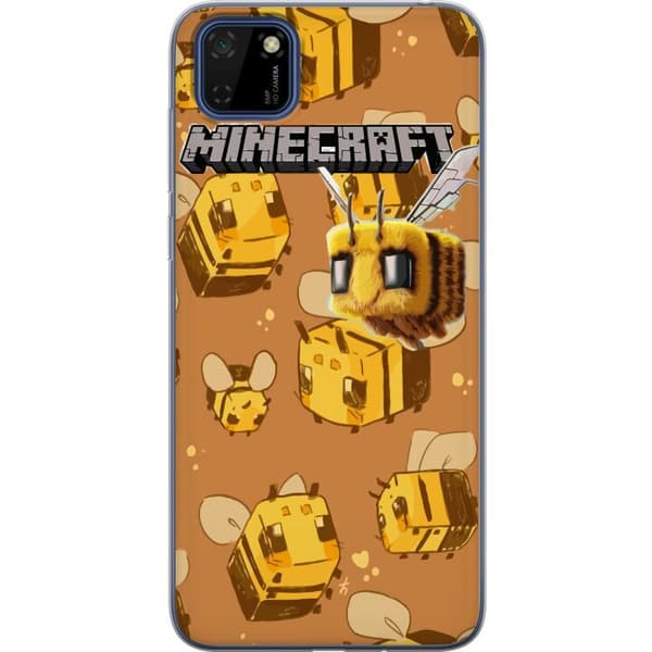 Huawei Y5p Läpinäkyvä kuori Minecraft Bi