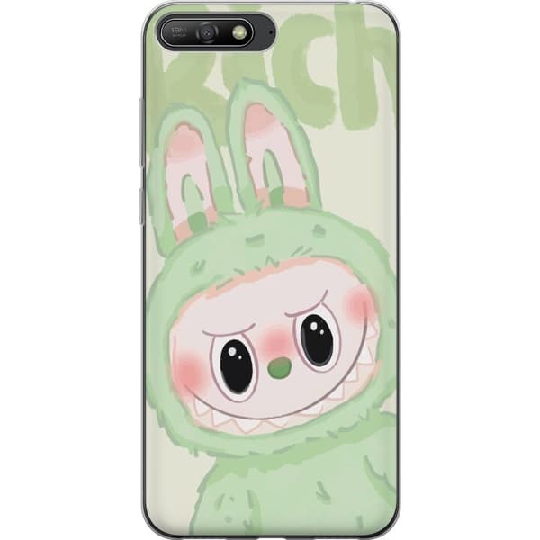 Huawei Y6 (2018) Genomskinligt Skal Pop mart labubu