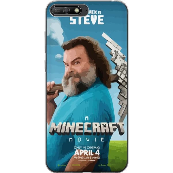 Huawei Y6 (2018) Genomskinligt Skal A Minecraft Movie