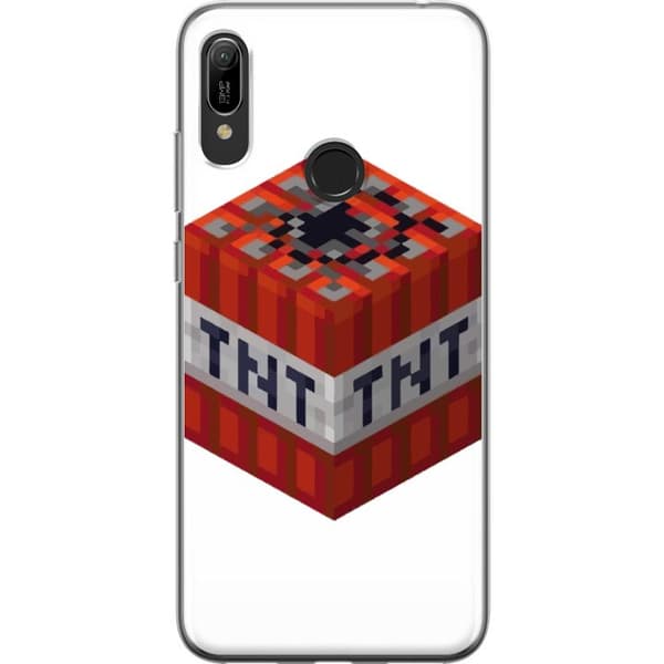 Huawei Y6 (2019) Gennemsigtig cover Minecraft TNT