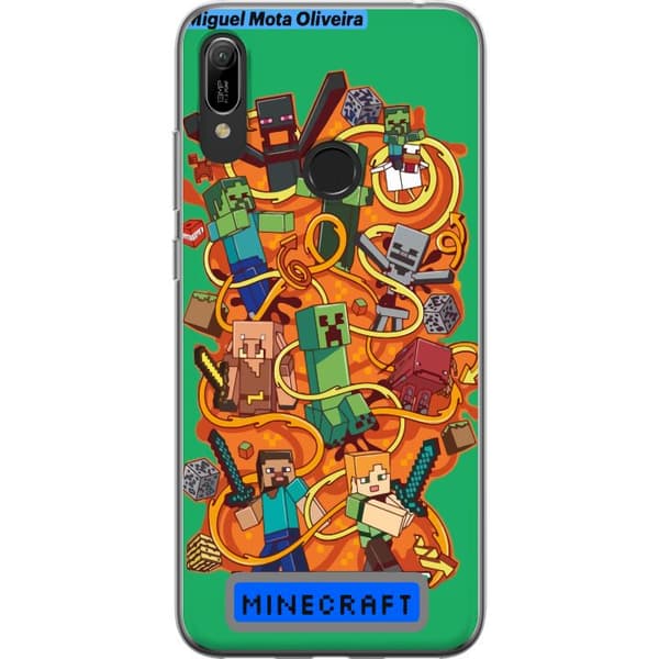Huawei Y6 (2019) Gennemsigtig cover Minecraft