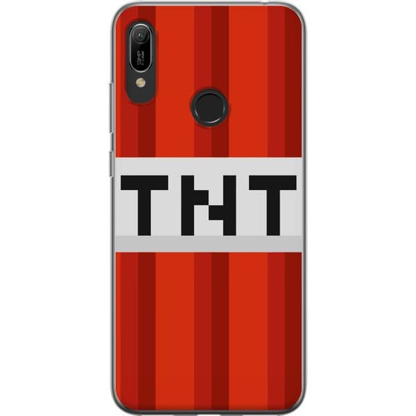 Huawei Y6 (2019) Gennemsigtig cover Minecraft TNT