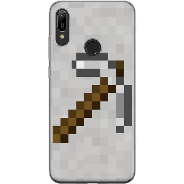 Huawei Y6 (2019) Gennemsigtig cover Minecraft Værktøjer