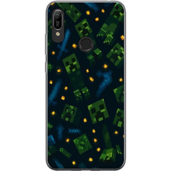 Huawei Y6 (2019) Läpinäkyvä kuori Minecraft Dungeons Mob
