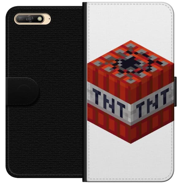 Huawei Y6 (2018) Lompakkokotelo Minecraft TNT