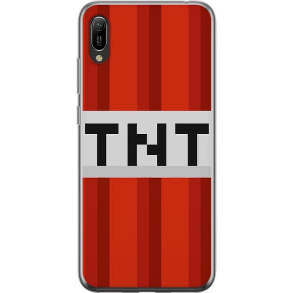 Huawei Y6 Pro (2019) Genomskinligt Skal Minecraft TNT