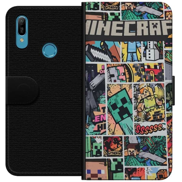 Huawei Y6 (2019) Plånboksfodral Minecraft Art