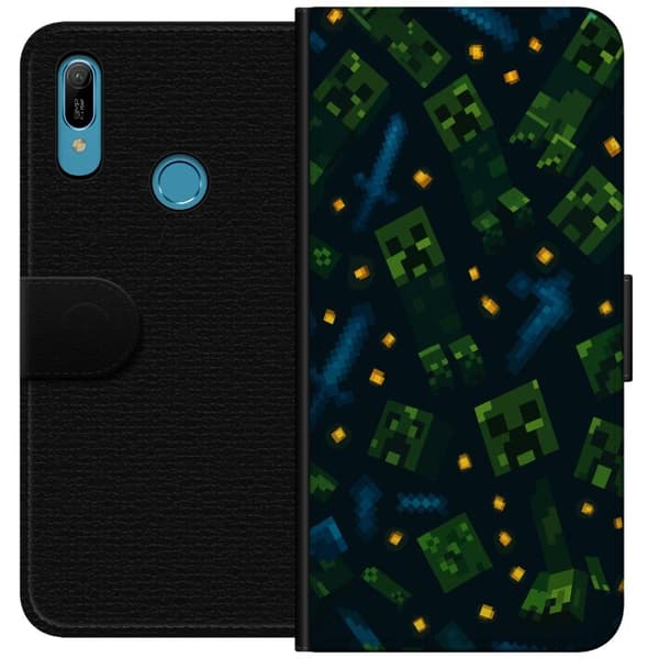 Huawei Y6 (2019) Lompakkokotelo Minecraft Dungeons Mob