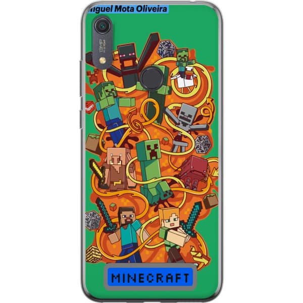 Huawei Y6s (2019) Läpinäkyvä kuori Minecraft