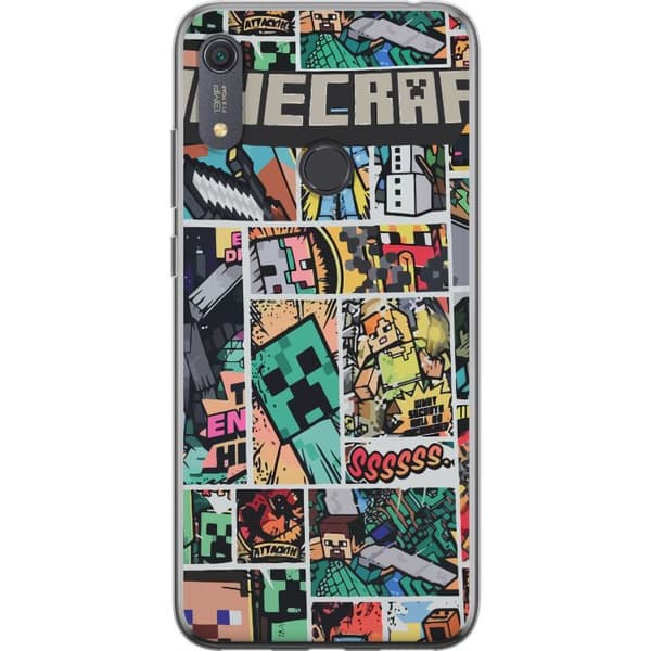 Huawei Y6s (2019) Gennemsigtig cover Minecraft Kunst