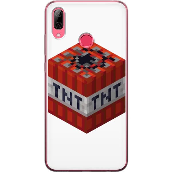 Huawei Y7 (2019) Gennemsigtig cover Minecraft TNT