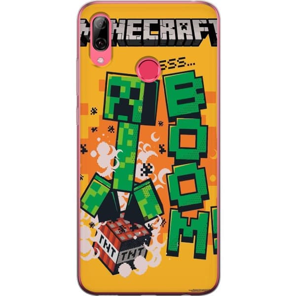 Huawei Y7 (2019) Gennemsigtig cover Minecraft Boom