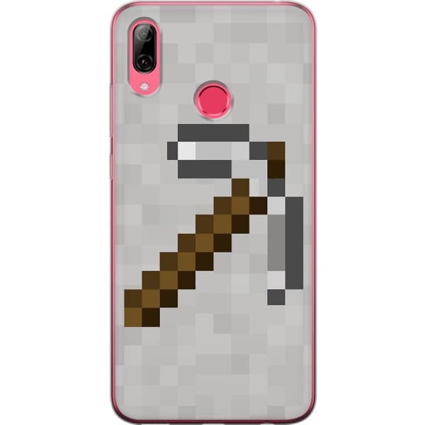 Huawei Y7 (2019) Gennemsigtig cover Minecraft Værktøjer