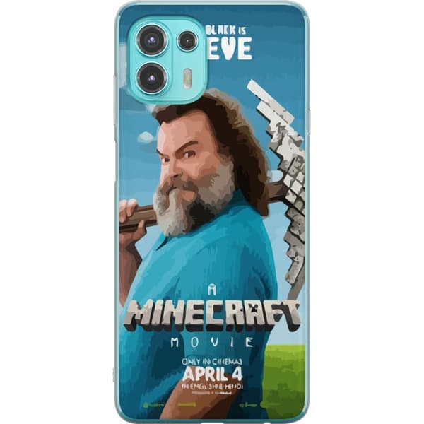 Motorola Edge 20 Lite Läpinäkyvä kuori Minecraft-elokuva