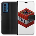 Miniatyrbild 1 av 3: Motorola Edge 20 Pro Plånboksfodral Minecraft TNT