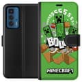 Miniatyrbild 1 av 3: Motorola Edge 20 Pro Plånboksfodral Minecraft Boom