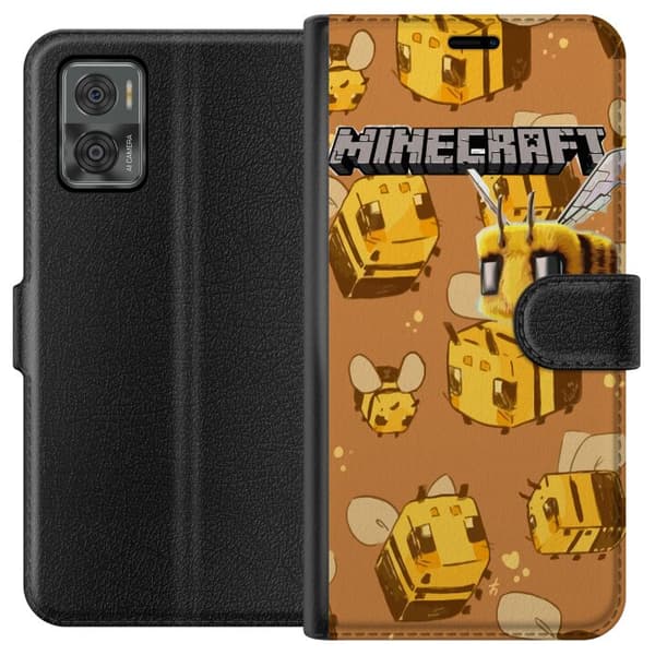 Motorola Moto E22i Lompakkokotelo Minecraft Bi