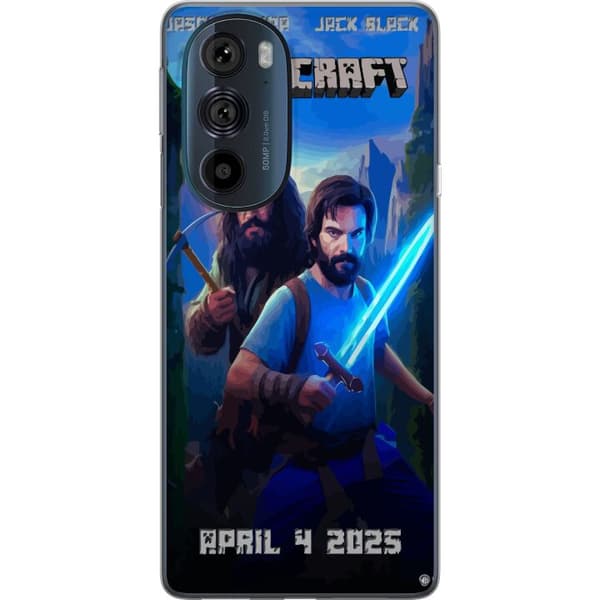 Motorola Edge 30 Pro Läpinäkyvä kuori Minecraft-elokuva