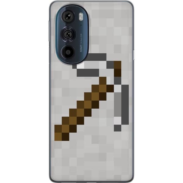 Motorola Edge 30 Pro Läpinäkyvä kuori Minecraft Työkalut