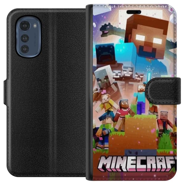 Motorola Moto E32s Lommeboketui Minecraft