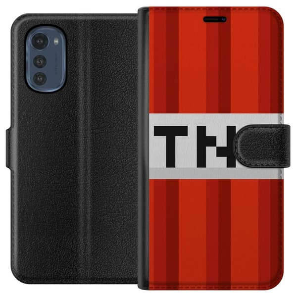 Motorola Moto E32s Plånboksfodral Minecraft TNT