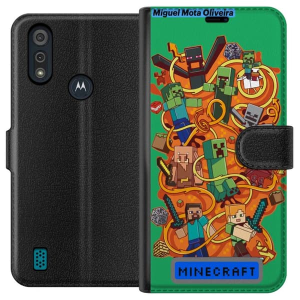 Motorola Moto E6i Lommeboketui Minecraft