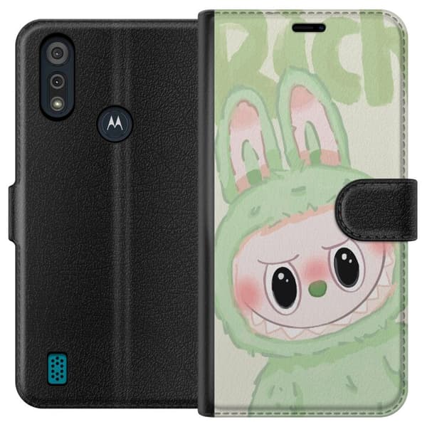 Motorola Moto E6i Lommeboketui Pop mart labubu