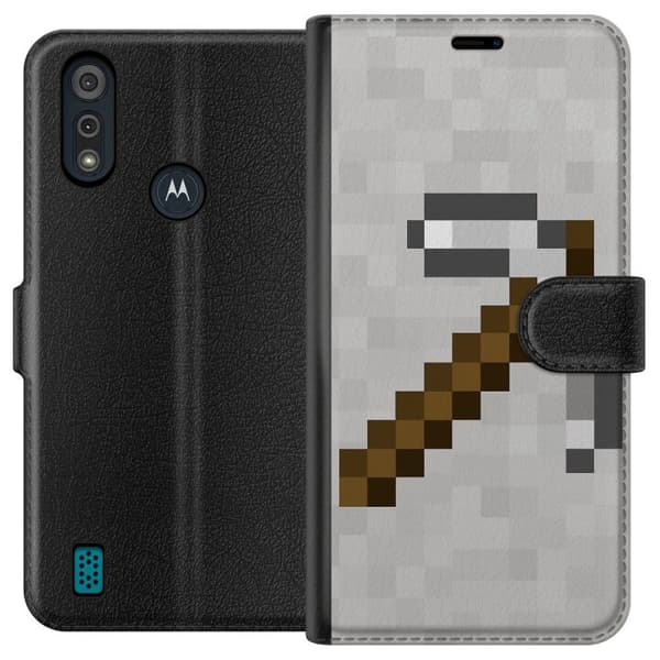 Motorola Moto E6i Lommeboketui Minecraft Verktøy
